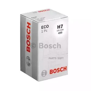 Лампа автомобильная BOSCH H7 ECO 55W 12V патрон Px26d 1987302804 картон 1 шт. — 1987302804