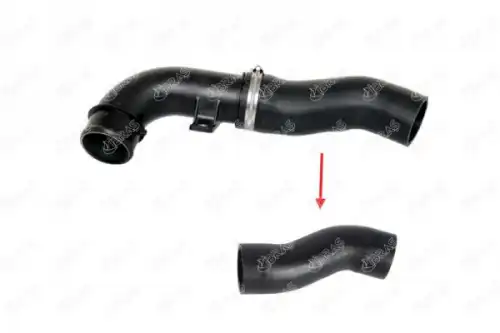 Патрубок интеркуллера соединительный 2.3 Fiat Ducato (250) IBR 14835 IBRAS — IBR 14835