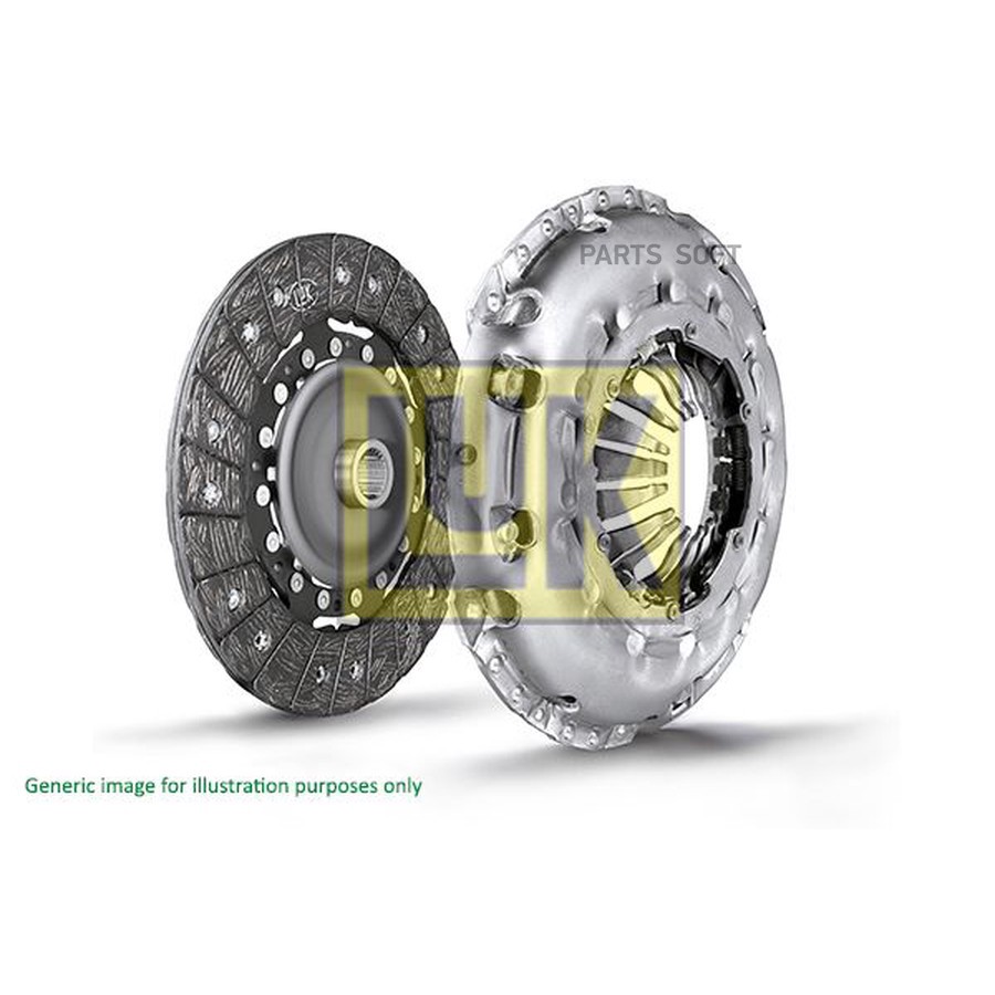 Сцепление 2.4 TR > 06 RWD (корзина+диск) двухмассовое 1512849/626303409 LUK — LUK 626 3034 09