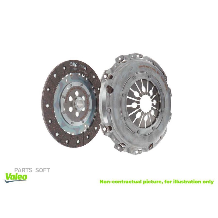 Сцепление (Fiat, КПП 3 вала) — VALEO 826378 — 826378