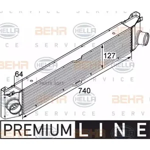 Интеркулер — HELLA 8ML 376 746-021 — 8ML 376 746-021