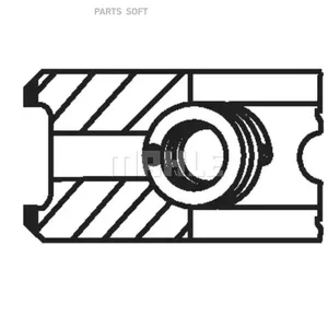 Кольца поршневые STD (к-т на 1 поршень) — MAHLE 013 RS 00114 0N0 — 013 RS 00114 0N0