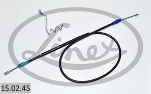 Трос ручного тормоза 115 л/с Ford Transit (левый) TUR 502-1254 1734695 TURTEL — TUR 502-1254 1734695