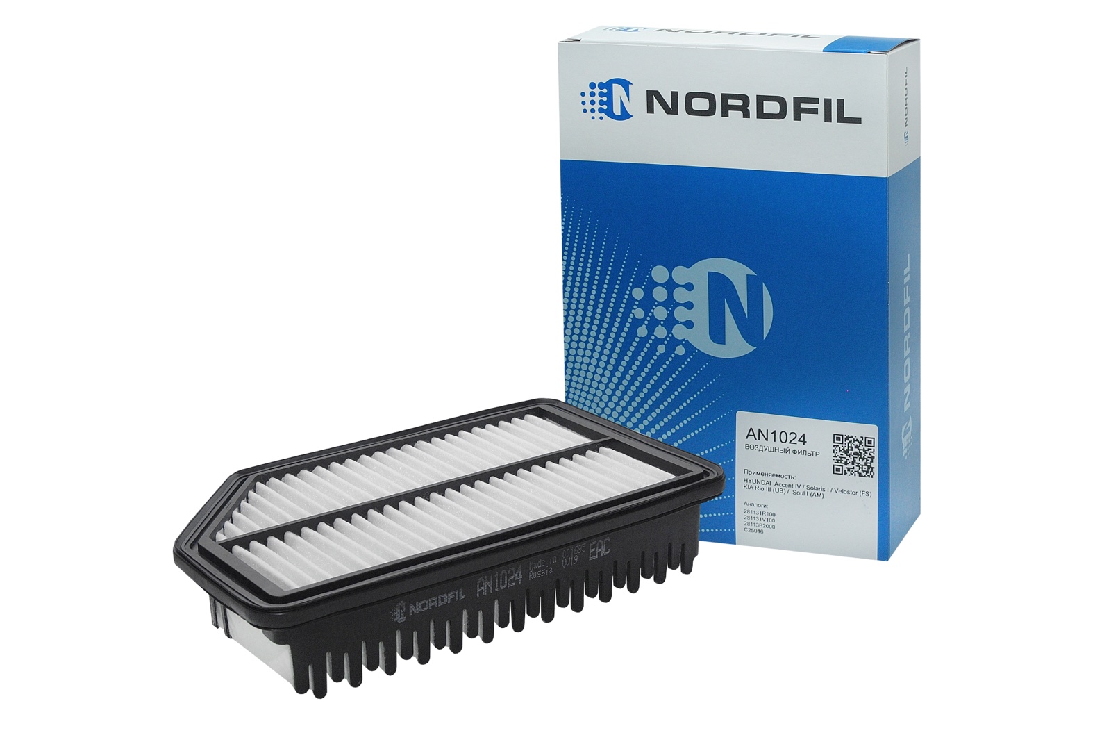Воздушный фильтр NORDFIL AN1024 — AN1024