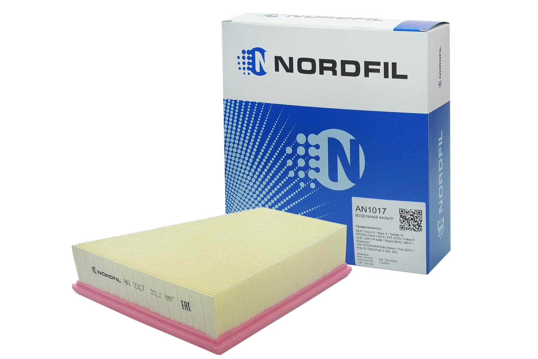 Воздушный фильтр NORDFIL AN1017 — AN1017